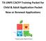 TX-UNPS CACFP Training Packet for Child & Adult Application Packet New or Renewal Applications