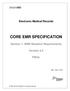 CORE EMR SPECIFICATION