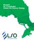 Blueprint for a Coordinated Ontario Life Sciences Strategy