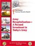A'rrl' Torchbearer National Security Report. Army Recapitalizati'... A Focused Investment in Today's Army