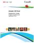 Canada 150 Fund Applicant s Guide Program Guidelines and Application Form