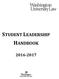 STUDENT LEADERSHIP HANDBOOK