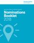 GREATER SYDNEY PLANNING AWARDS. Nominations Booklet 2018