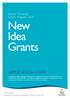 New Idea Grants APPLICATION FORM. Events Tasmania. Grants Program Events Tasmania. Department of Economic Development, Tourism and the Arts