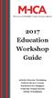 2017 Education Workshop Guide