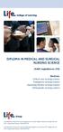 DIPLOMA IN MEDICAL AND SURGICAL NURSING SCIENCE
