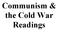 Communism & the Cold War Readings