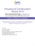 Housing & Construction Awards 2018