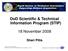 DoD Scientific & Technical Information Program (STIP) 18 November Shari Pitts