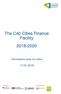 The C40 Cities Finance Facility Information pack for cities