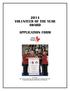 2014 VOLUNTEER OF THE YEAR AWARD APPLICATION FORM