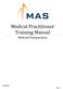 Medical Practitioner Training Manual