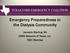 Emergency Preparedness in the Dialysis Community. Javoszia Sterling, BA ESRD Network of Texas, Inc. TEEC Member