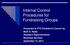 Internal Control Procedures for Fundraising Groups