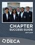 CHAPTER SUCCESS GUIDE TABLE OF CONTENTS