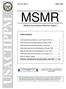 MSMR USACHPPM. Medical Surveillance Monthly Report. Table of Contents. Correction: Mortality trends, active duty military,