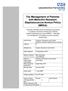 The Management of Patients with Meticillin Resistant Staphylococcus Aureus Policy (MRSA)