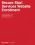 Services Website Enrollment