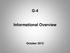 G-4. Informational Overview. October 2015