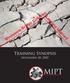 Minnesota Bridge Collapse: Lessons Learned. Training Synopsis November 30, Information Compiled By: MIPT