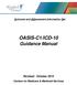 Outcome and ASsessment Information Set OASIS-C1/ICD-10 Guidance Manual Revised: October 2015 Centers for Medicare & Medicaid Services
