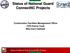Status of National Guard ConnectNC Projects