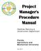 Project Manager's Procedure Manual