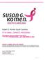 Susan G. Komen South Carolina FY18 SMALL GRANTS PROGRAM