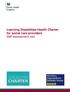Learning Disabilities Health Charter for social care providers Self assessment tool