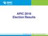 APIC 2018 Election Results