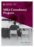 MBA Consultancy Projects