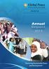 Annual. Report Fostering Sustainable Peace and Development