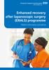 Enhanced recovery after laparoscopic surgery (ERALS) programme. Patient information and advice