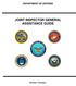 JOINT INSPECTOR GENERAL ASSISTANCE GUIDE
