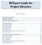 REEport Guide for Project Directors