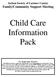 Child Care Information Pack