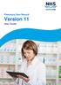 Pharmacy Care Record. Version 11. User Guide