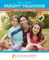 PARENT TRAININGS FREE TO ALL PARENTS FAMILY ENGAGEMENT EDUCATION SERVICE CENTER REGION 20
