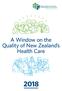 A Window on the Quality of New Zealand s Health Care