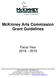 McKinney Arts Commission Grant Guidelines