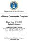 Military Construction Program