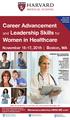 Career Advancement. Women in Healthcare