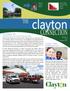 clayton CONNECTION Volume 21 No.2 Summer 2017 THE