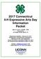 2017 Connecticut 4-H Expressive Arts Day Information Packet