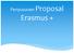 Penyusunan Proposal. Erasmus +