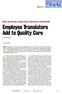 Employee Translators Add to Quality Care