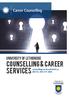 Career Counselling. University of lethbridge. COunselling & Career. SERvices AH