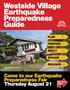Westside Village Earthquake Preparedness Guide