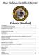 East Tallahatchie School District. Educator Handbook