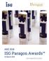 ANZ ISG Paragon Awards. 22 March 2018 INFORMATION GUIDE
